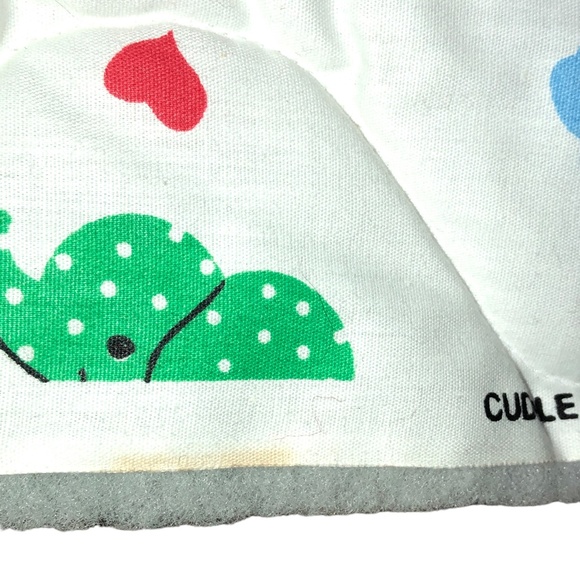 Vintage Classic Unfinished Reversible Baby Christmas Sewing Quilt Panels - Picture 10 of 10